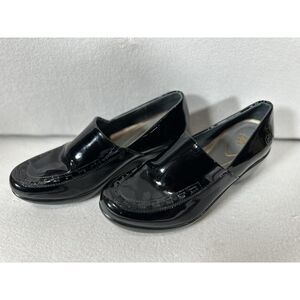ARIAT Leather‎ Clogs Women's 7 b Black Slip On Shoes Workwear Nursing 93905